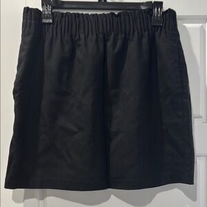 Black Elastic Waist Skirt - J Crew size 6